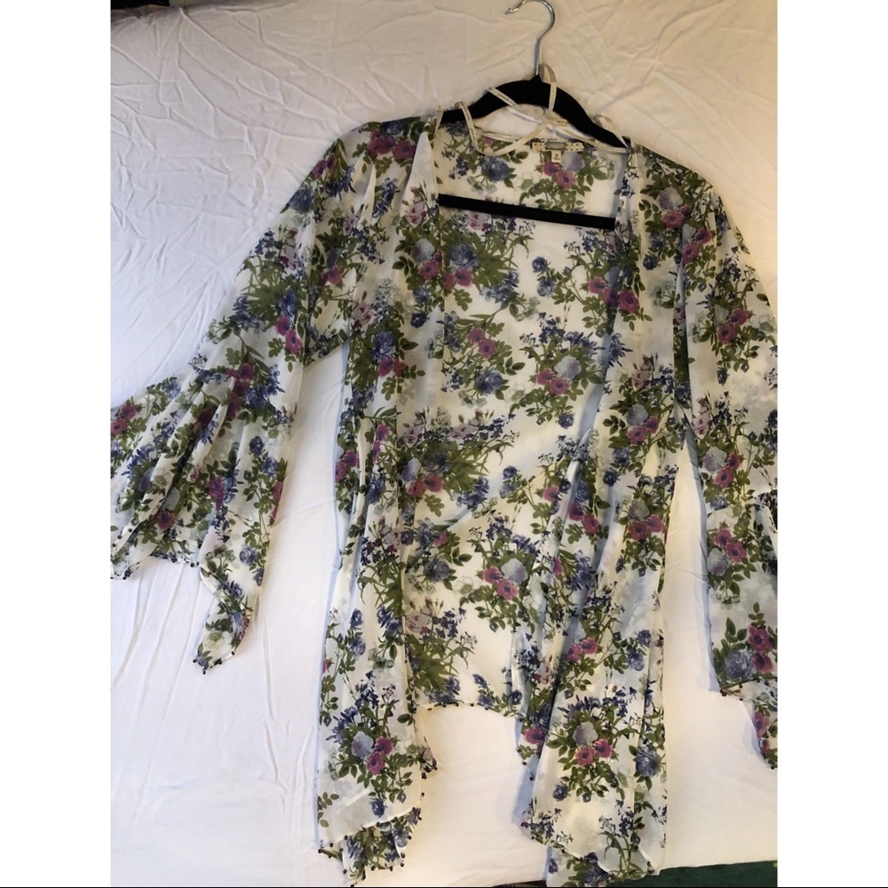 Free people sheer cardigan